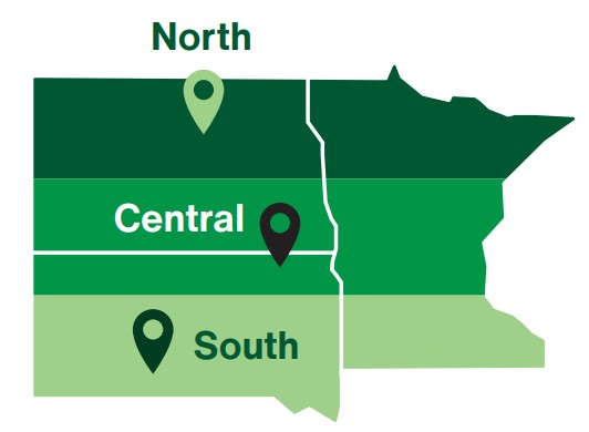 Camelina grow zone map Camelina grow zone map